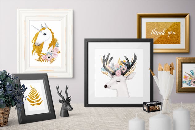 神奇白色魔法水彩插画集 WHITE MAGIC watercolor set插图(9)