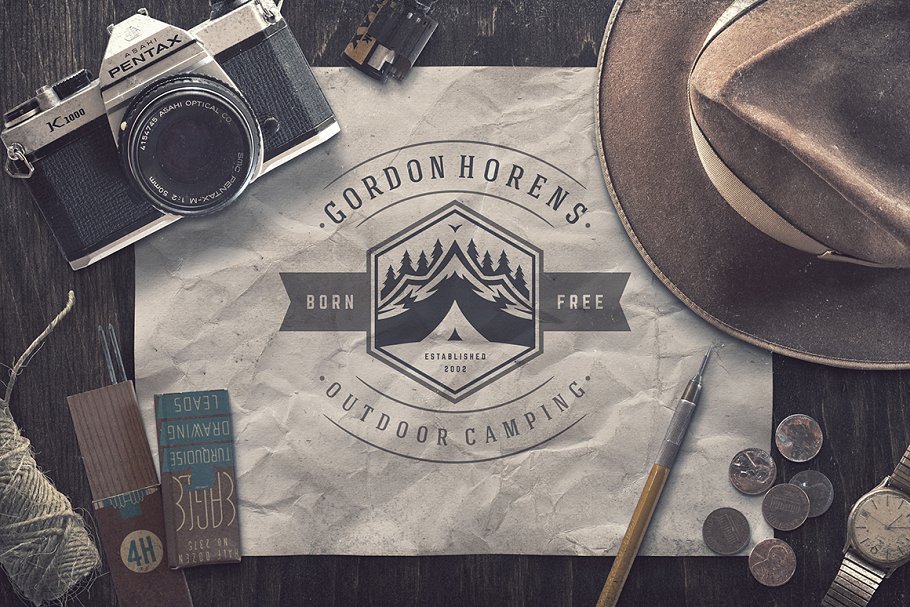 280个户外品牌Logo标志和徽章模板 280 Outdoor logos and badges插图(20)