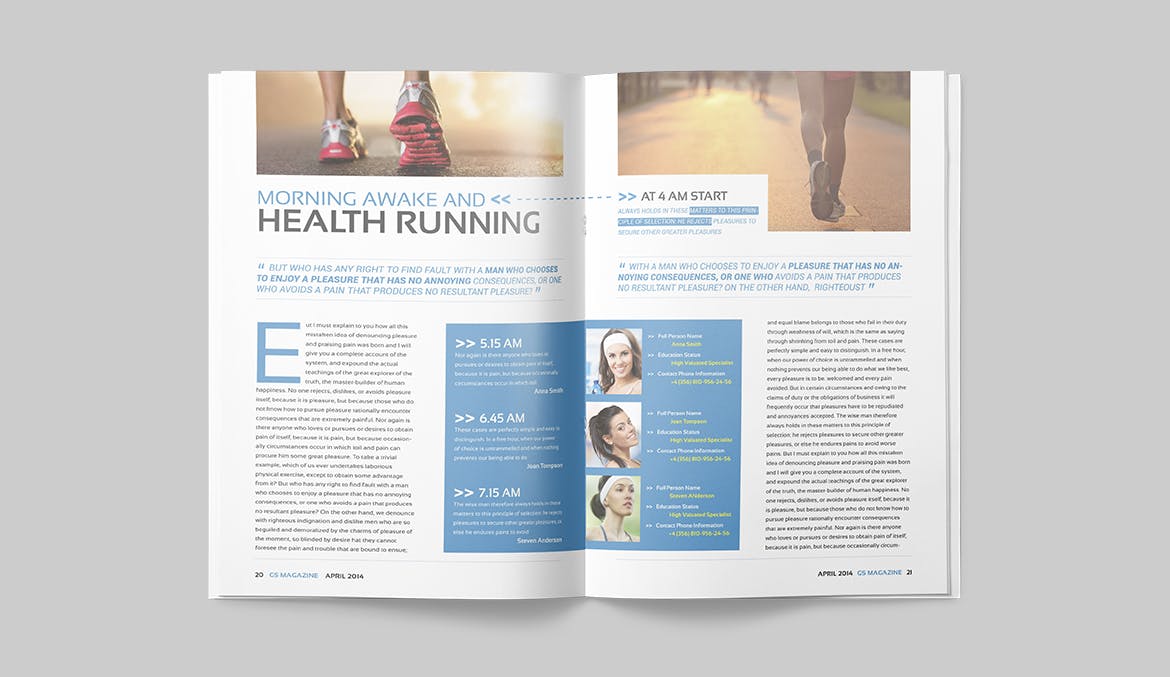 极限运动/体育赛事杂志设计模板 Magazine Template插图(10)