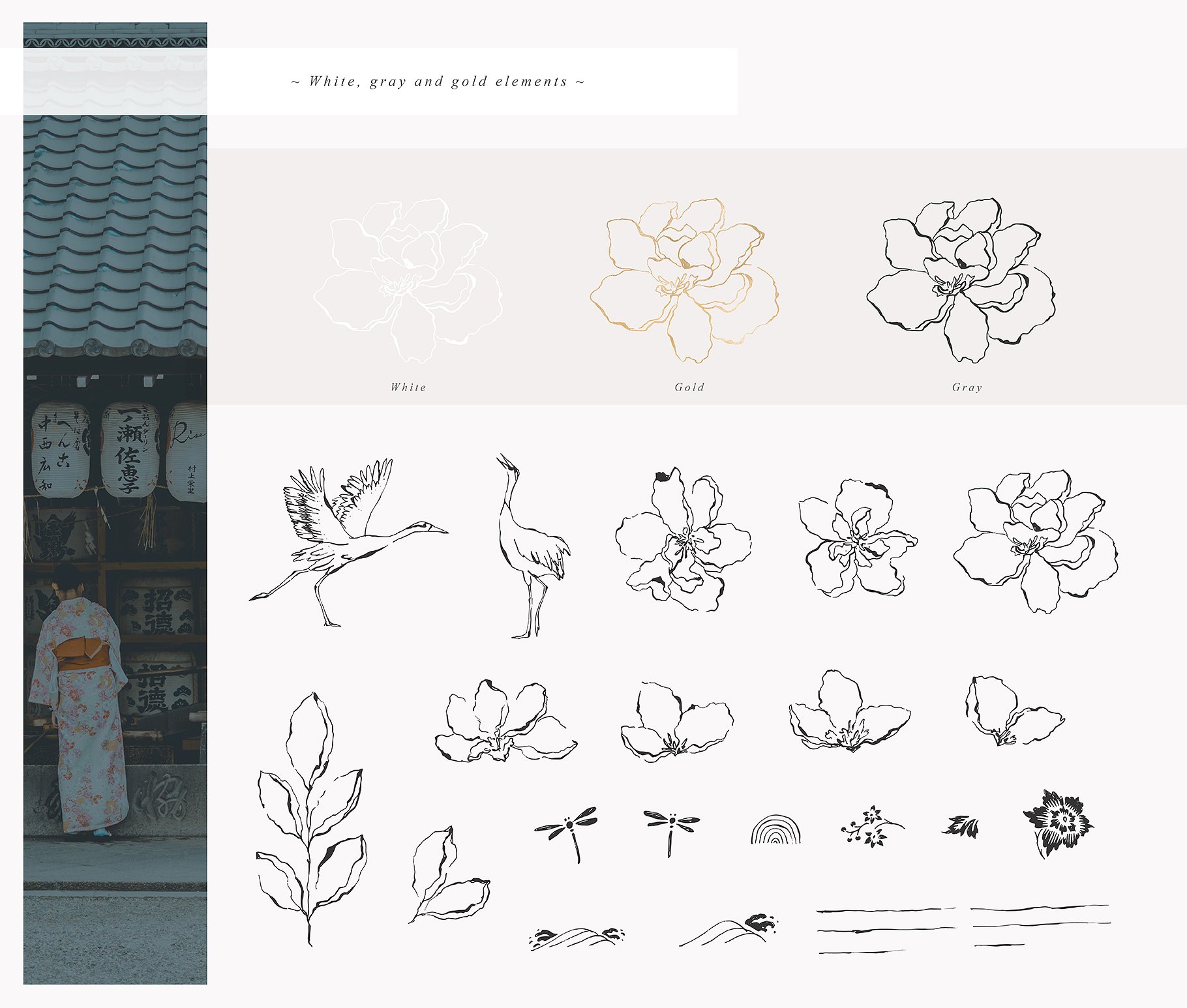 蓝色灵感水彩插画集 Blue Inspiration Collection插图(6)