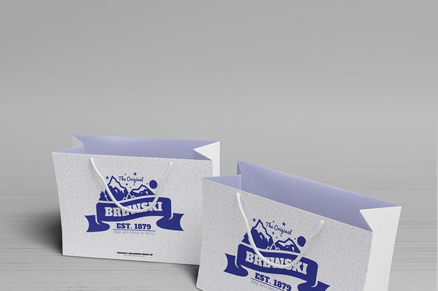 冷饮品牌设计样机模板[不锈钢冰摇杯/马克杯/玻璃杯/纸袋] Branded Products Mock-up V2插图(3)