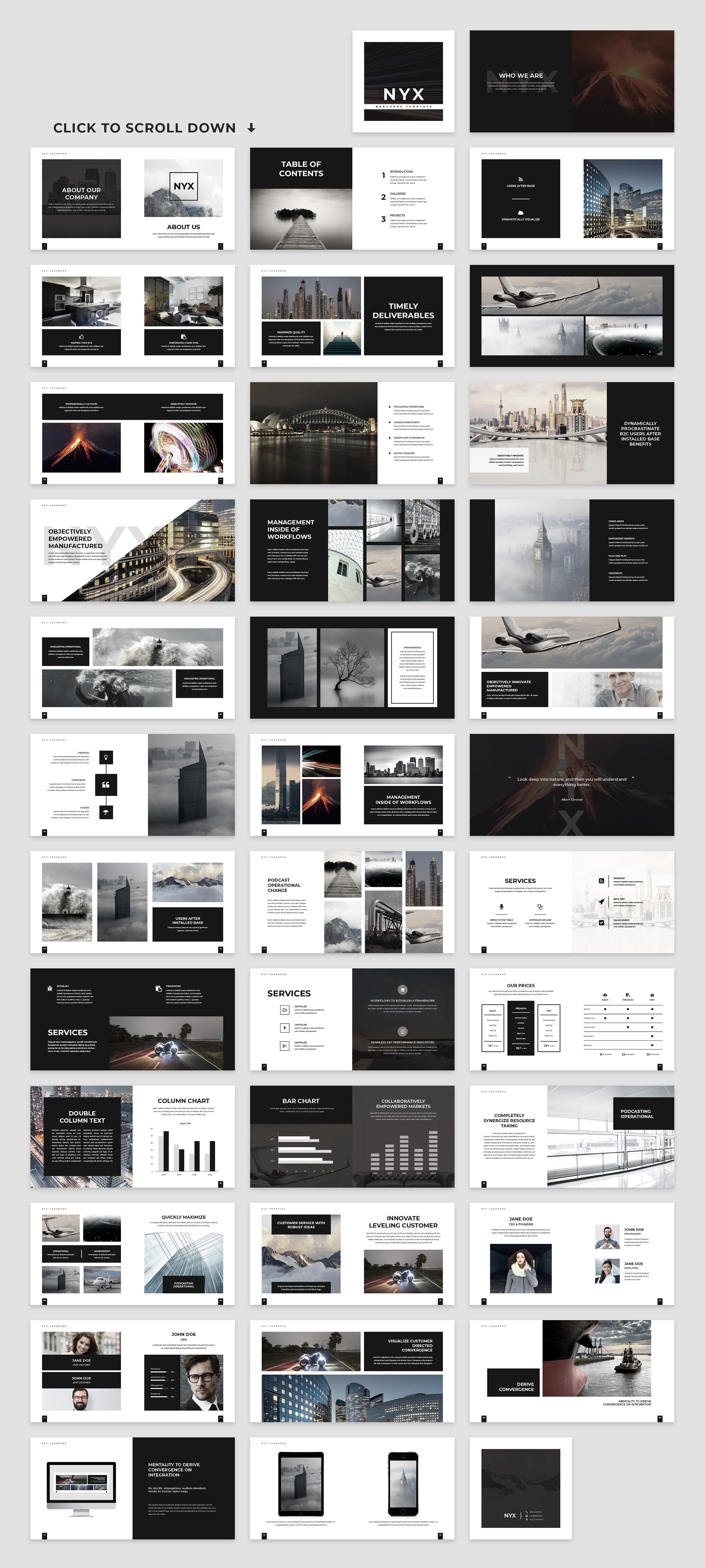 优雅时尚的纽约小册子插图(9)