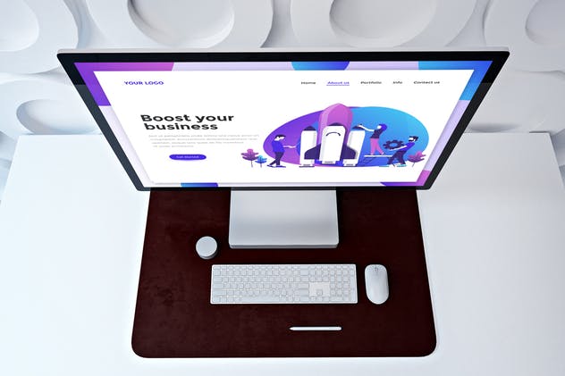 办公室场景微软一体机样机 Surface Studio in office插图(3)