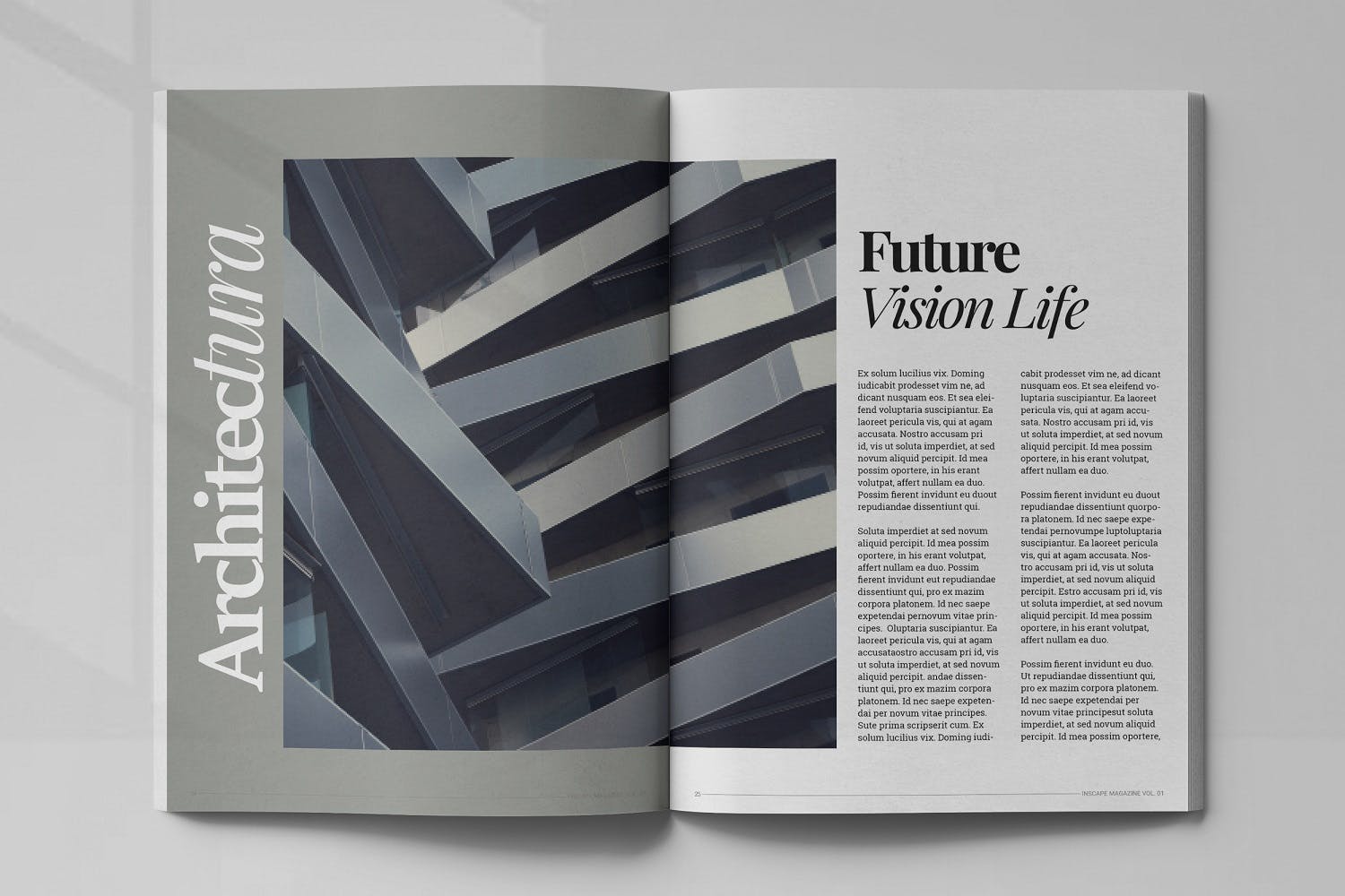 室内设计主题素材库精选杂志排版设计模板 Inscape Interior Magazine插图(12)