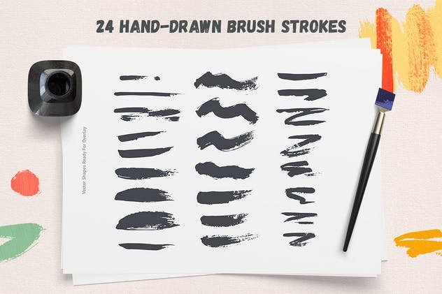 超级油画水彩颜料设计素材工具包 Artistic Studio: Acrylic Toolkit插图(6)