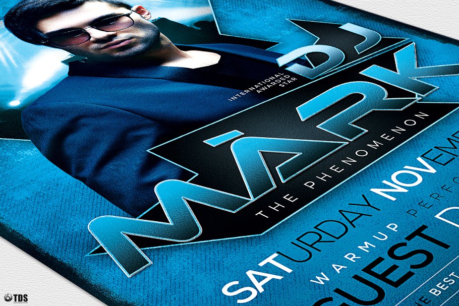 DJ音乐派对活动传单PSD模板v1 Special Dj Flyer PSD V1插图(5)