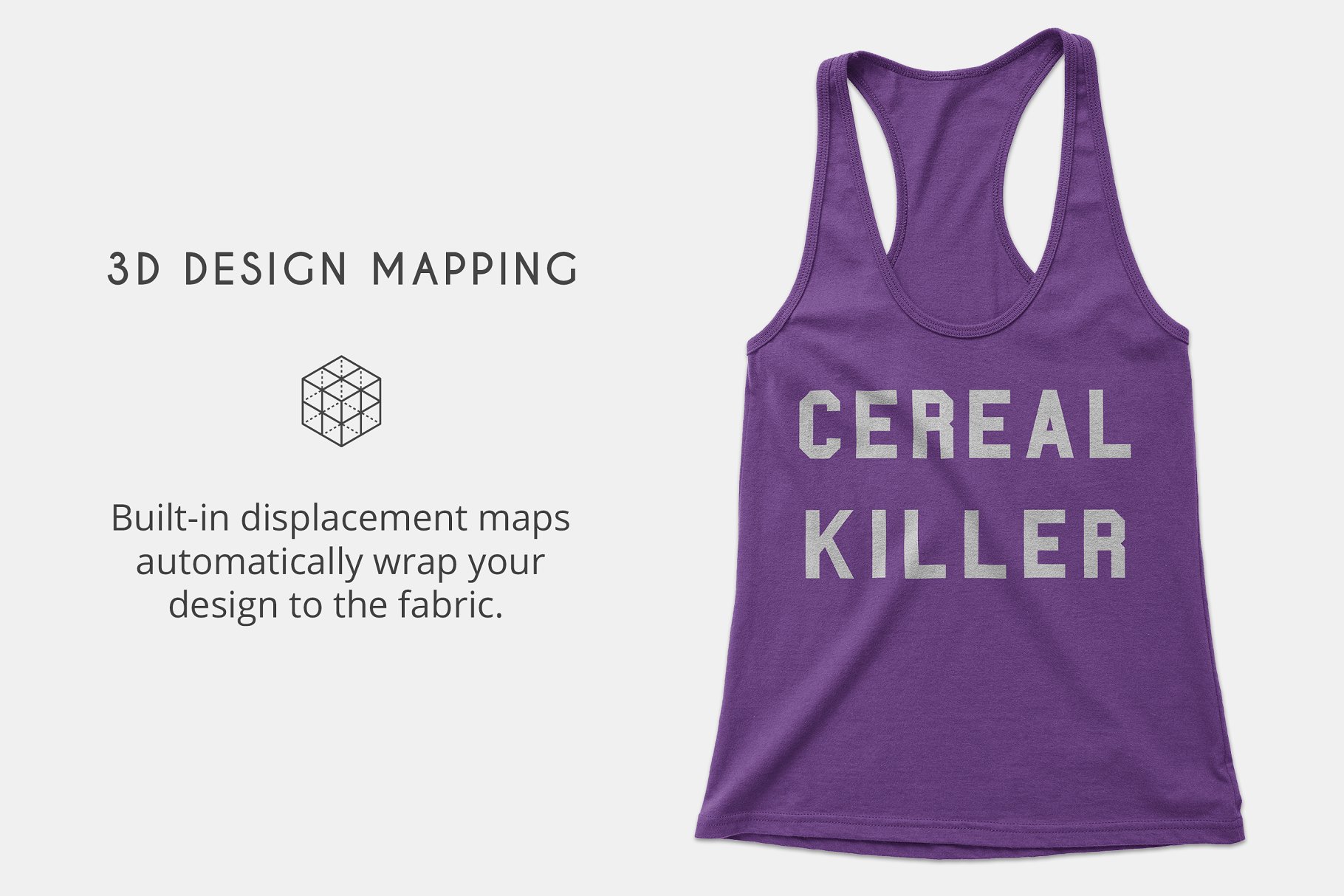 交叉吊带女士背心样机模板 Women’s Racerback Tank-Top Mockups插图(3)