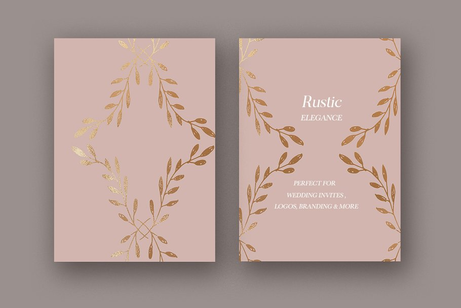 优雅有格调的充满大自然气息的插画与纹理 Rustic Chic Patterns & Illustrations插图(7)