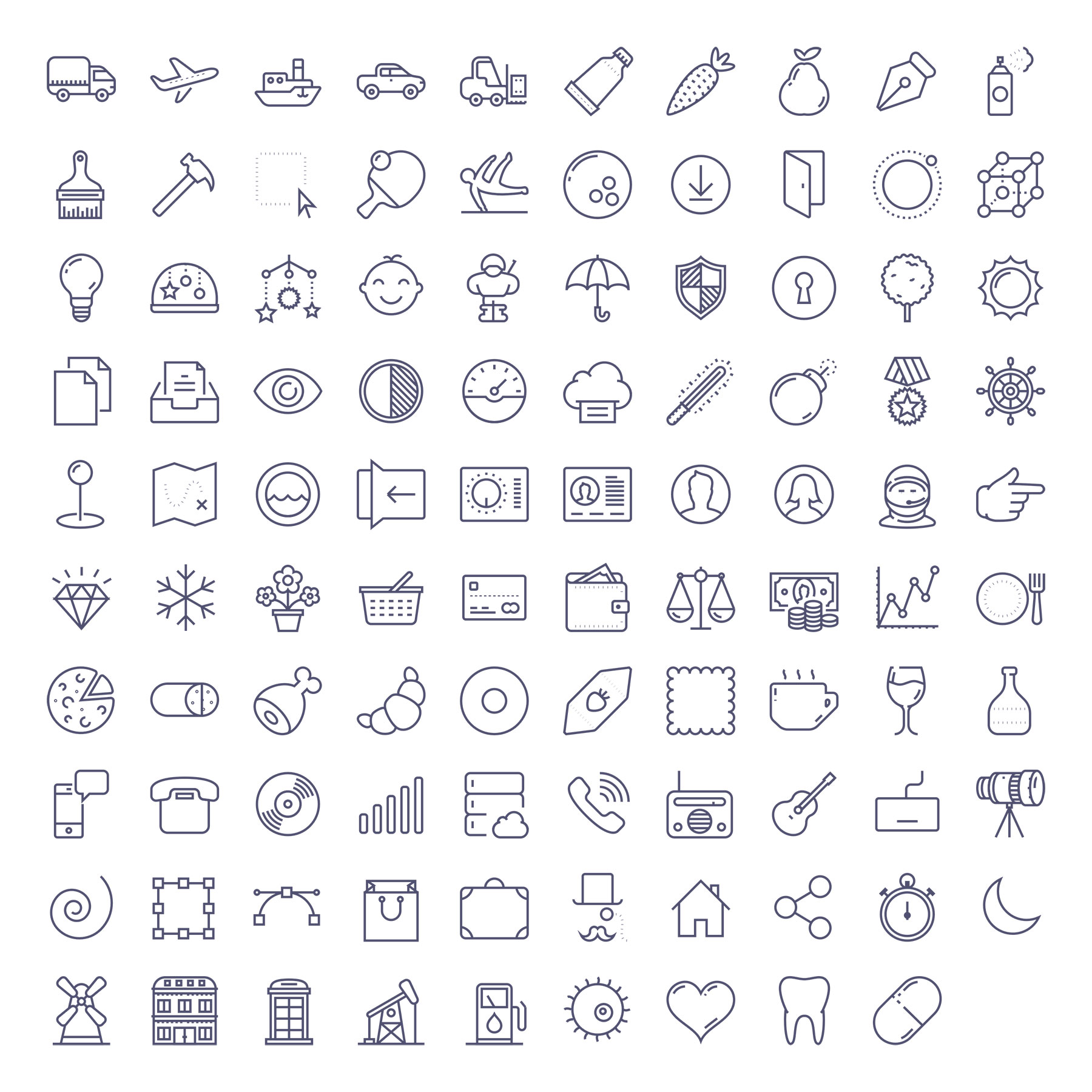 Unigrid Mini Icons
