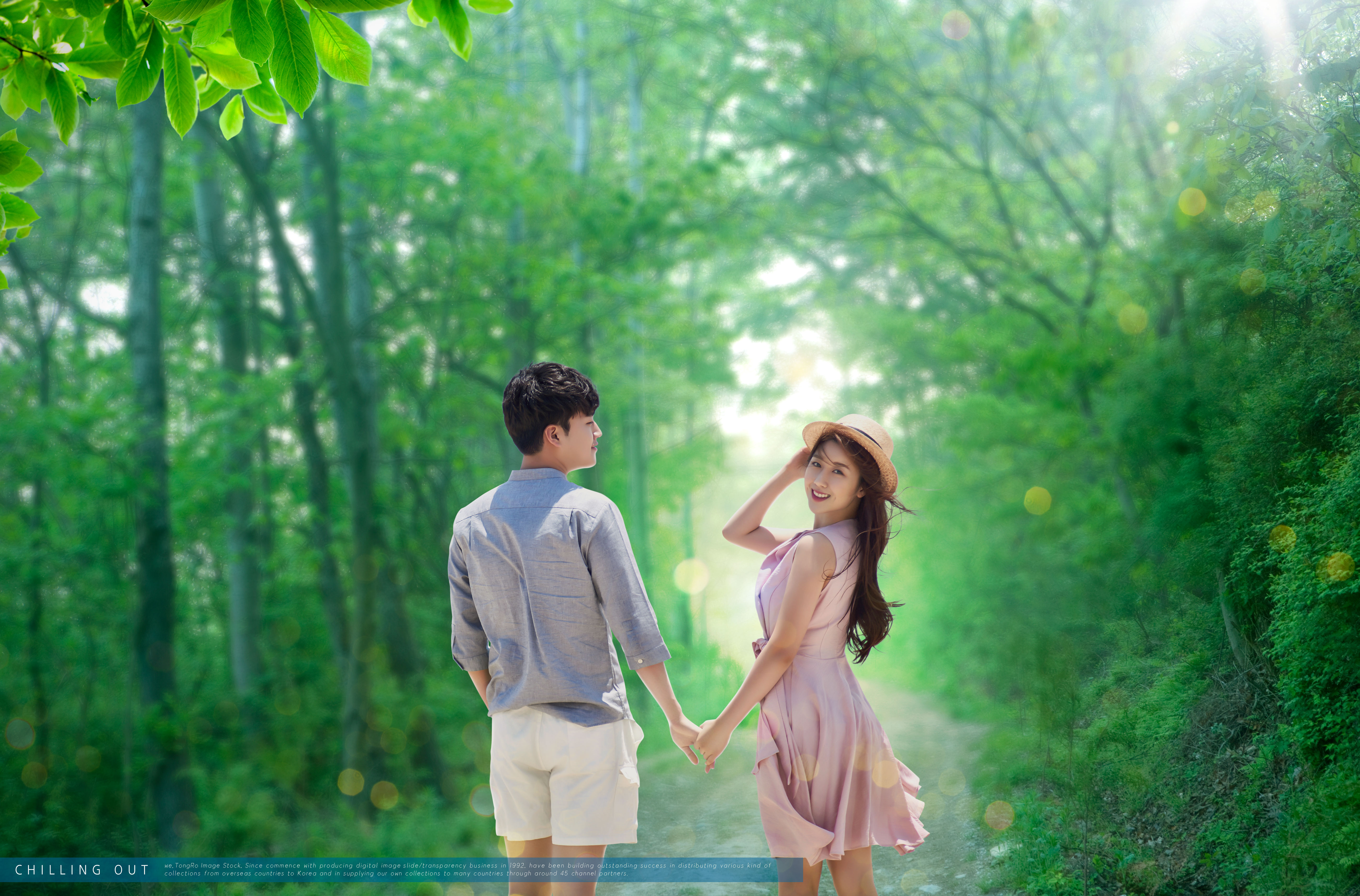 夏季大自然旅行度假宣传海报设计套装插图(1)