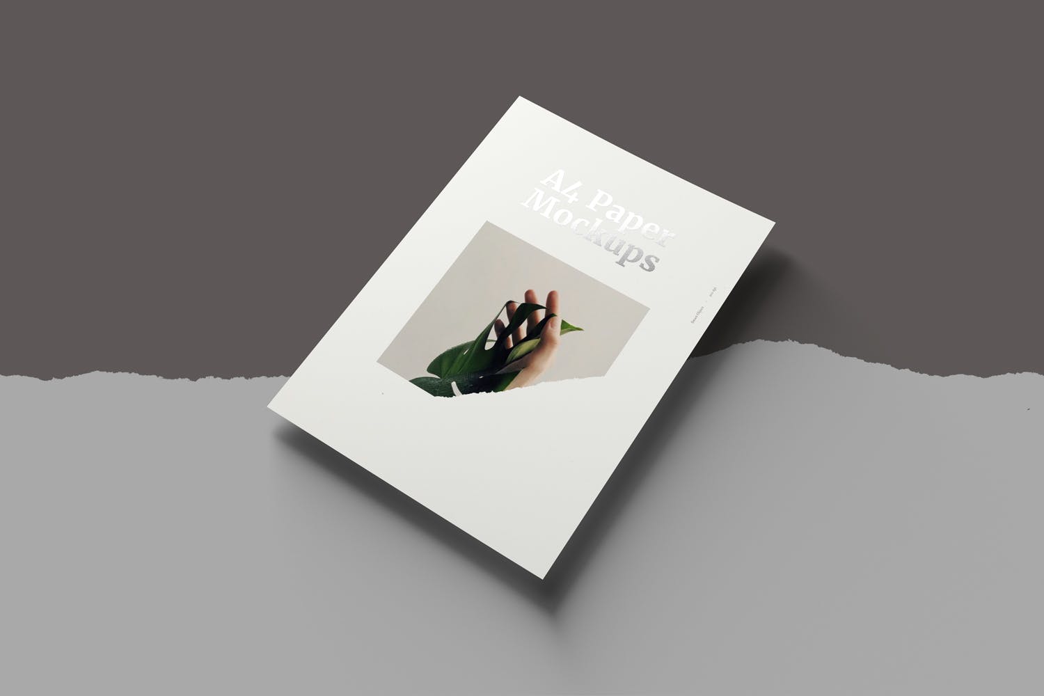 A4纸张宣传单/印刷品设计效果图样机 A4 Paper Mockups插图(5)