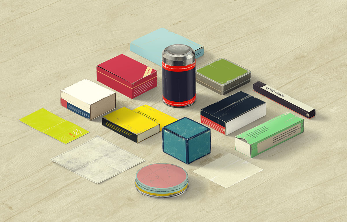 难以抗拒的VI设计展示模型(Mockup)PSD打包下载(PSD,2.38GB)