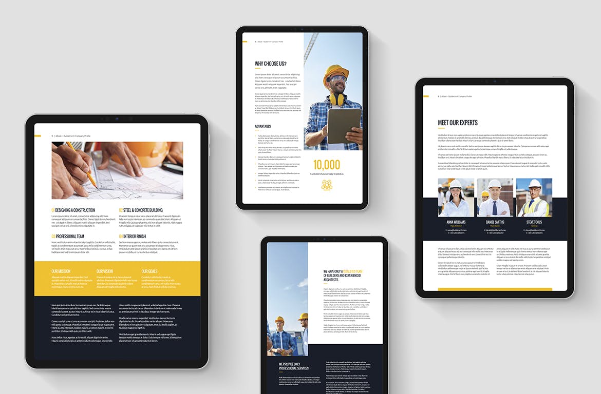 建筑公司电子书画册设计模板 BuilderArch – eBook Company Profile插图(2)