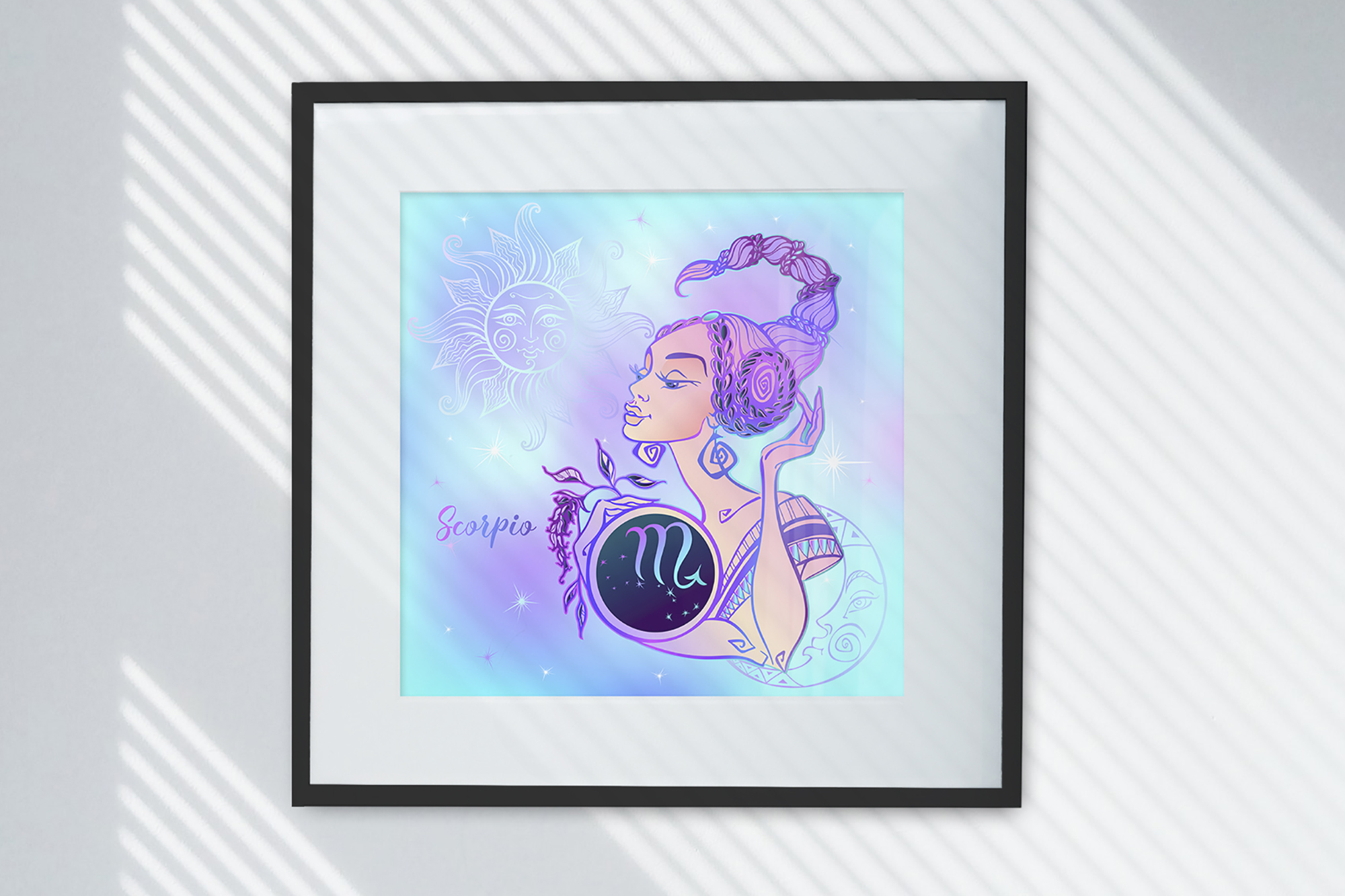 时尚美丽的十二星座创意矢量插画素材下载 [EPS]插图(6)