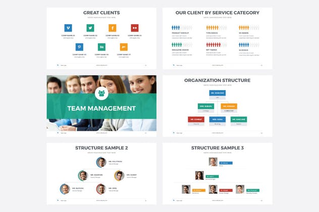 信息图表类型企业数据展示PPT演示模板Vol.39 Multipurpose PowerPoint Template V.28插图(11)