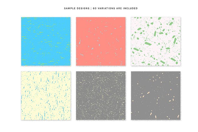 斑点粒子纹理矢量图案合集 Grain Texture Pattern插图(6)