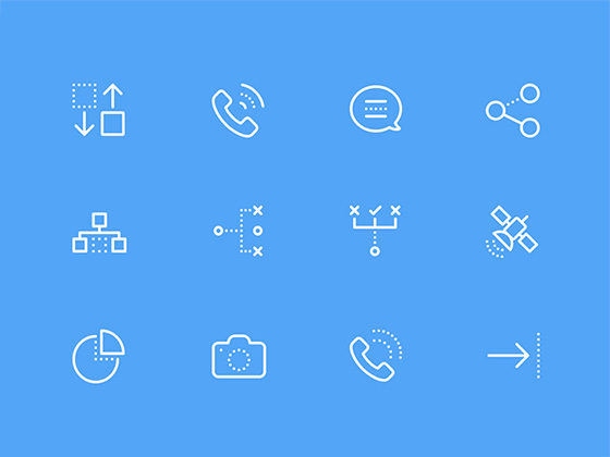 70 枚虚线元素图标素材之家精选sketch素材