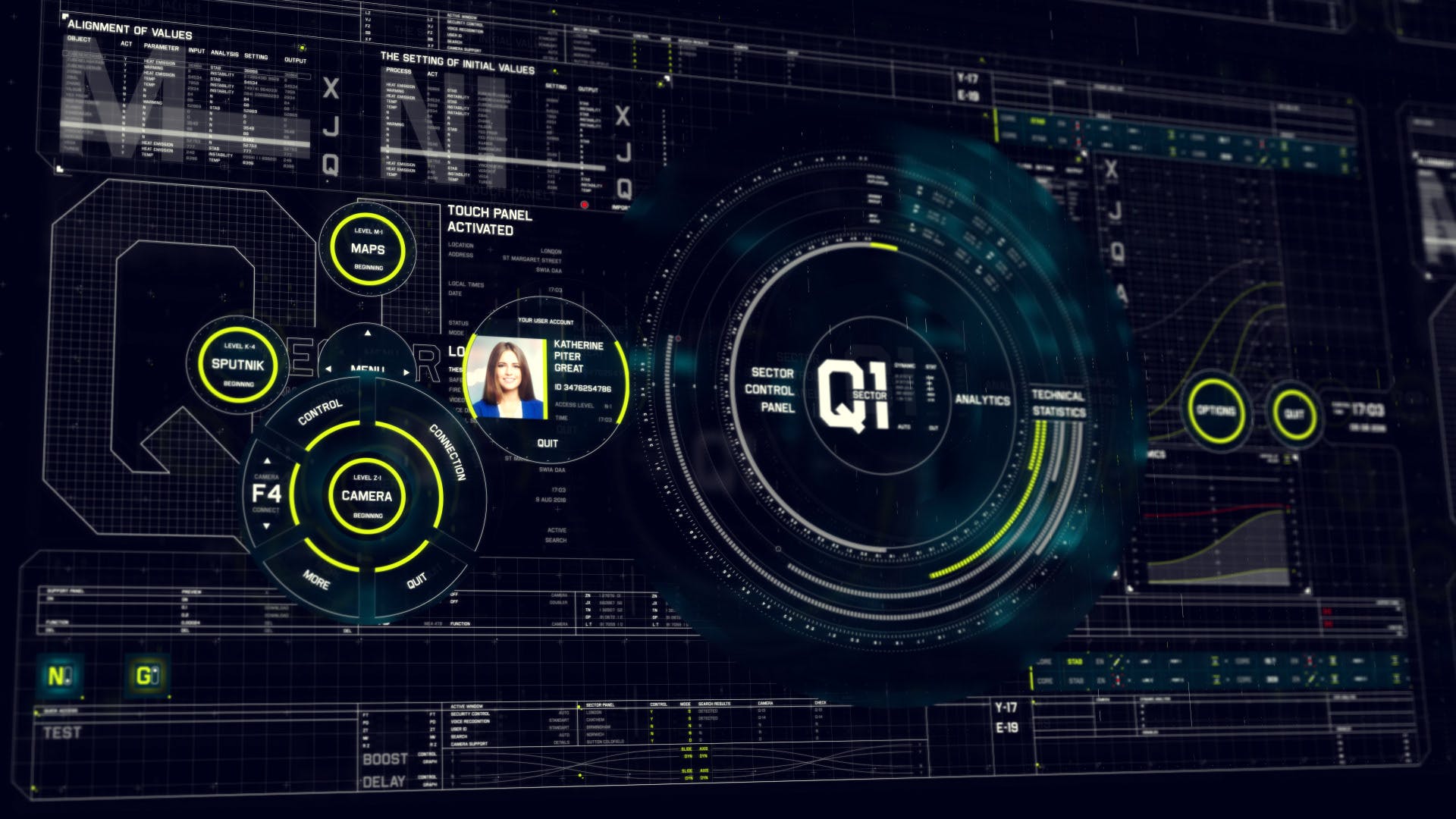 600+高科技HUD屏幕界面设计元素 600+ Sci-fi Interface HUD Elements插图(5)