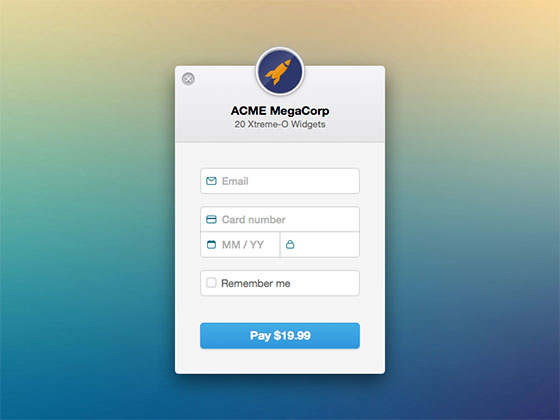 Stripe Checkout素材之家精选sketch素材