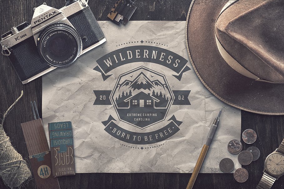 280个户外品牌Logo标志和徽章模板 280 Outdoor logos and badges插图(37)