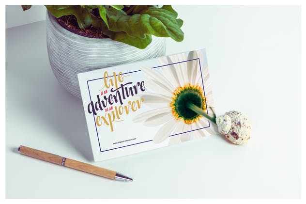 贺卡/邀请函样机模板 Greeting Card / Invitation Mockup插图(1)