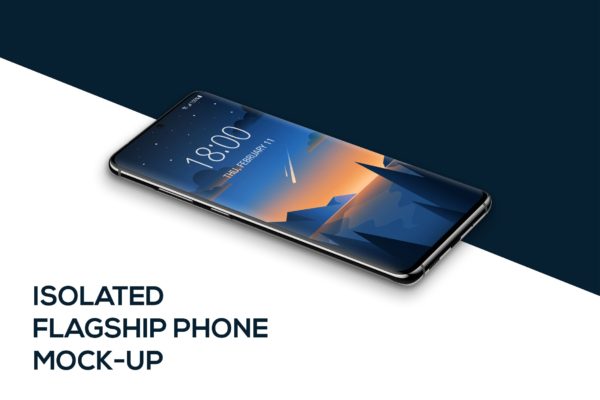 全面屏智能手机APP界面设计演示素材库精选样机 Phone mockup