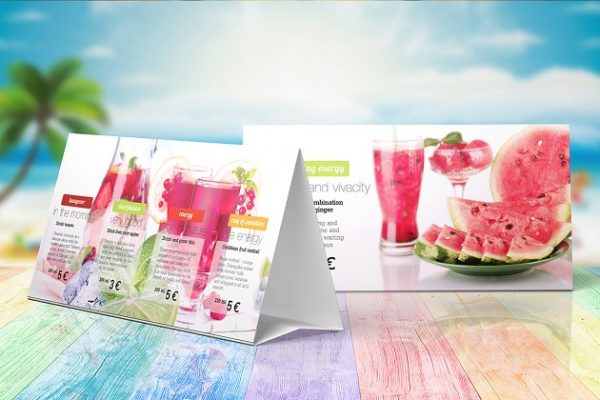 立式台式菜单样机模板 A-Frame Table Stands Vol.5