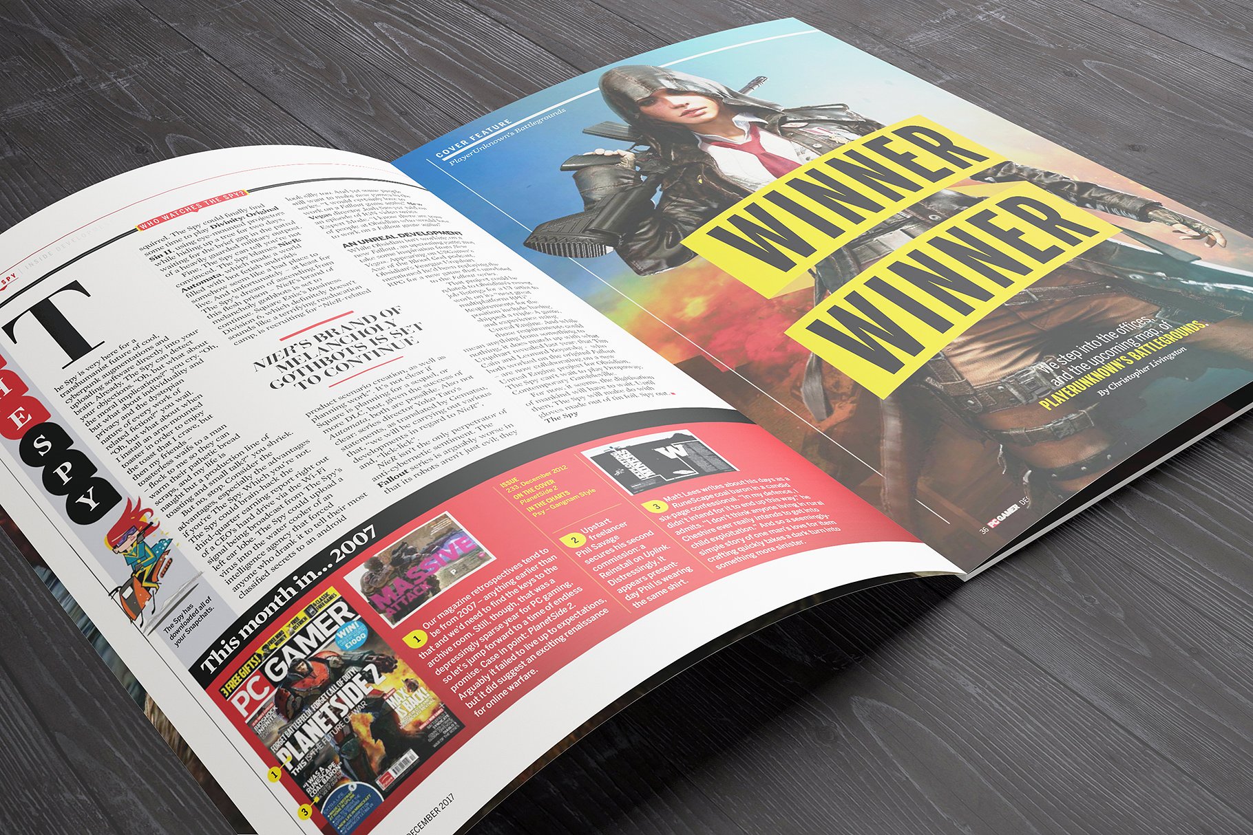 A5杂志封面封底及内页设计展示样机 A5 Magazine Mockups v.3插图(2)