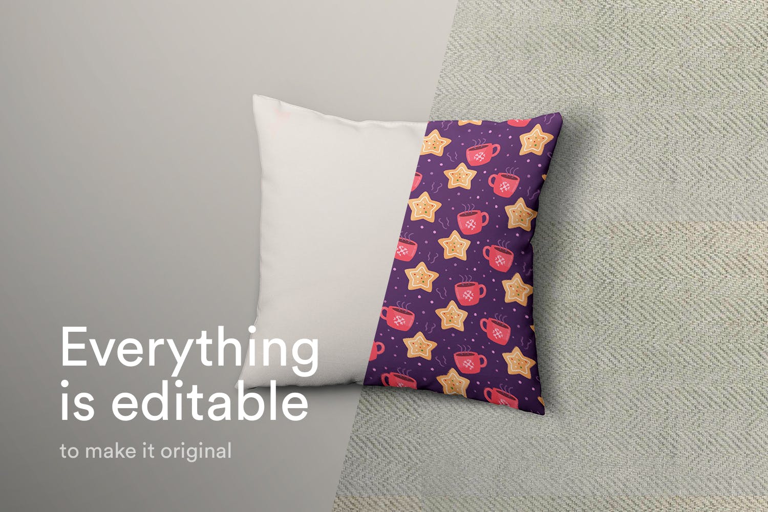 抱枕靠枕印花图案设计预览样机v01 Pillow Mockup Vol 01插图(2)