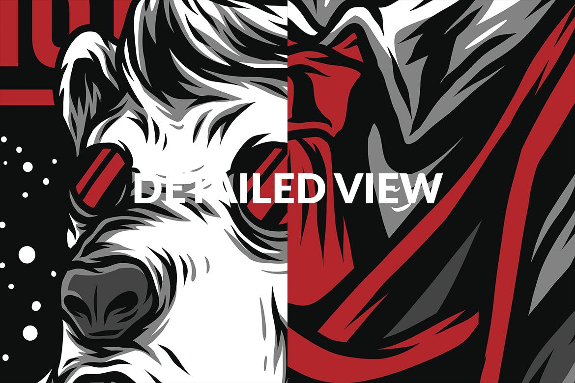 极地先生潮牌T恤印花图案素材库精选设计素材 Mister Polar插图(3)