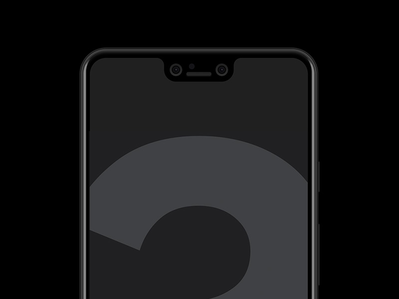 谷歌 Pixel 3 XL 模型素材之家精选sketch素材