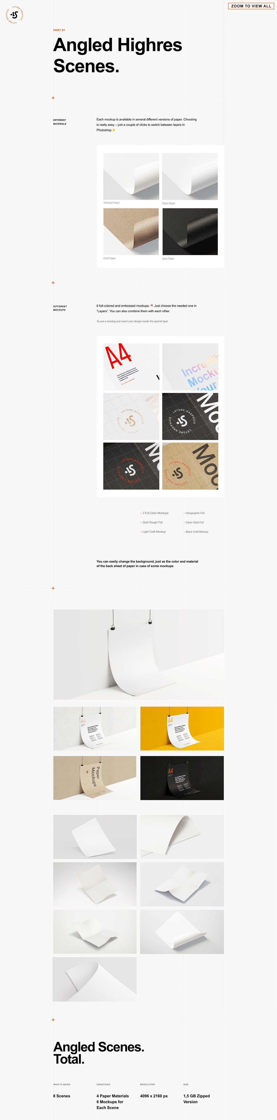 品牌演示场景样机模板合集 Branding Mockup Bundle, Paper[9.54GB]插图(2)