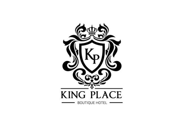 国王广场酒店Logo模板 King Place Hotel Logo