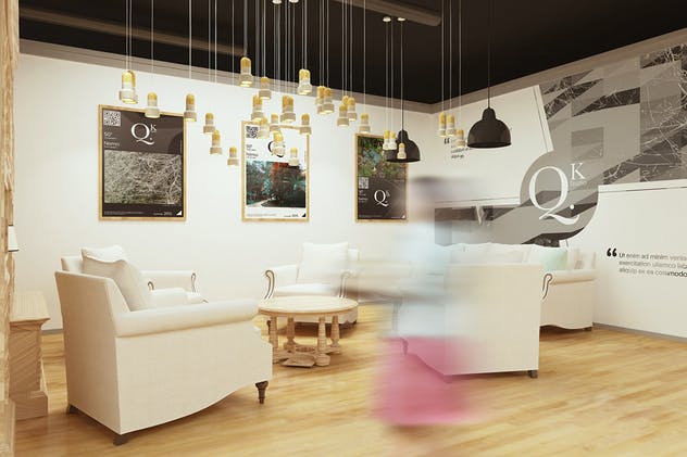 复古高档办公室品牌场景样机 Vintage Office Branding Mockups插图(3)