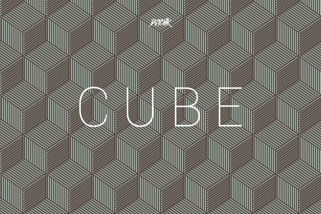 立方体-无缝几何背景（第05卷） Cube| Seamless Geometric Backgrounds | Vol. 05插图(2)