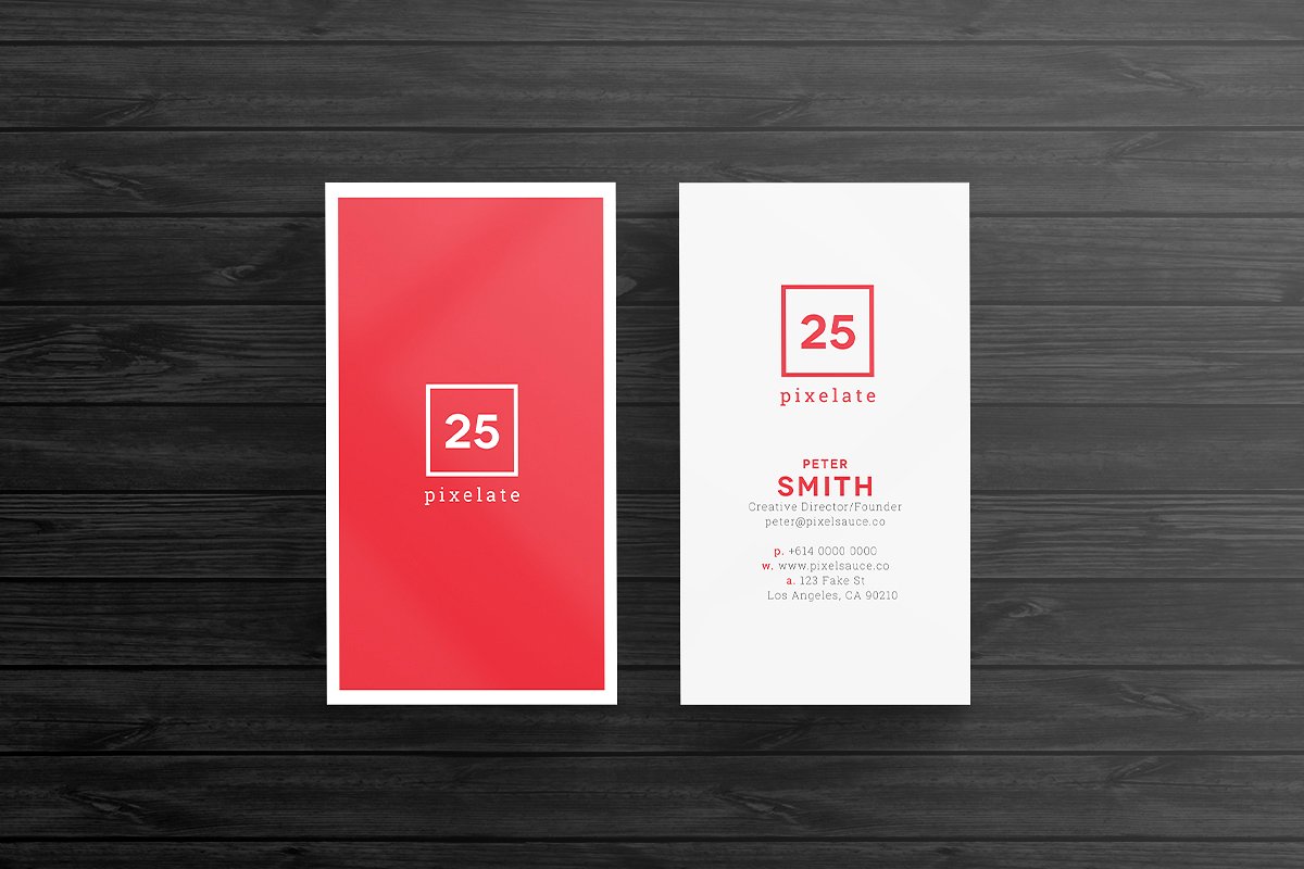 68个高端时尚简约的商务名片设计模板插图(8)