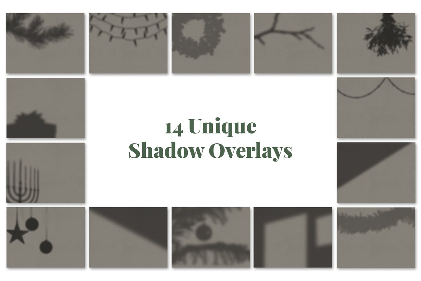 场景化照片装饰样机素材库精选模板 Holiday Card Mockup Creator插图(2)