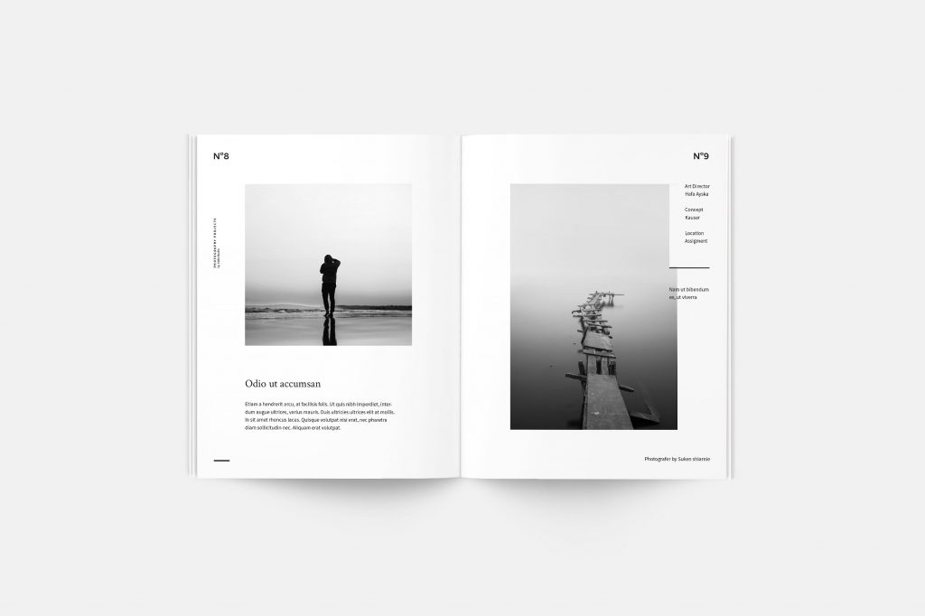 静谧黑白格调摄影类画册打包下载[indd]插图(7)