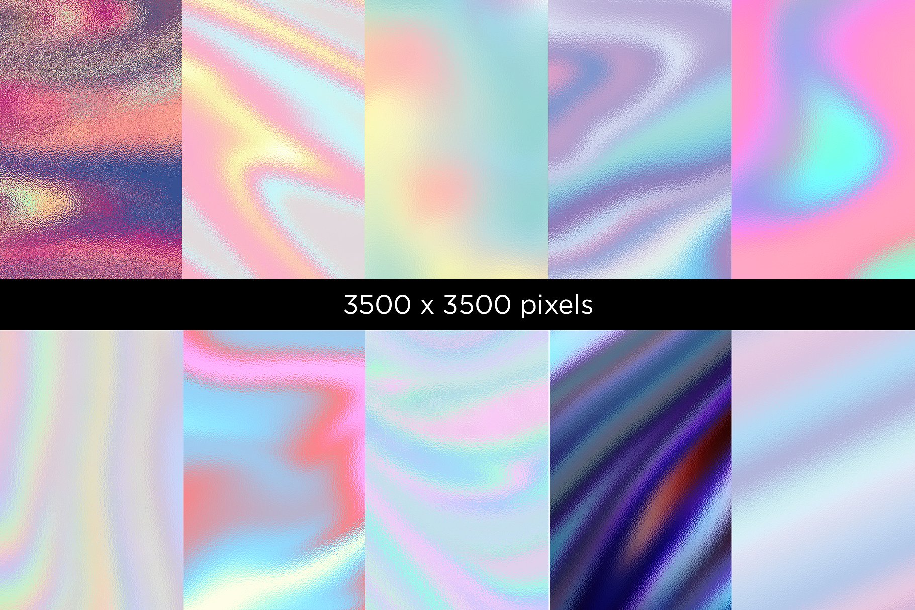 20种彩色配色方案锡纸纹理 HoloFoil Holographic Foil Textures插图(1)