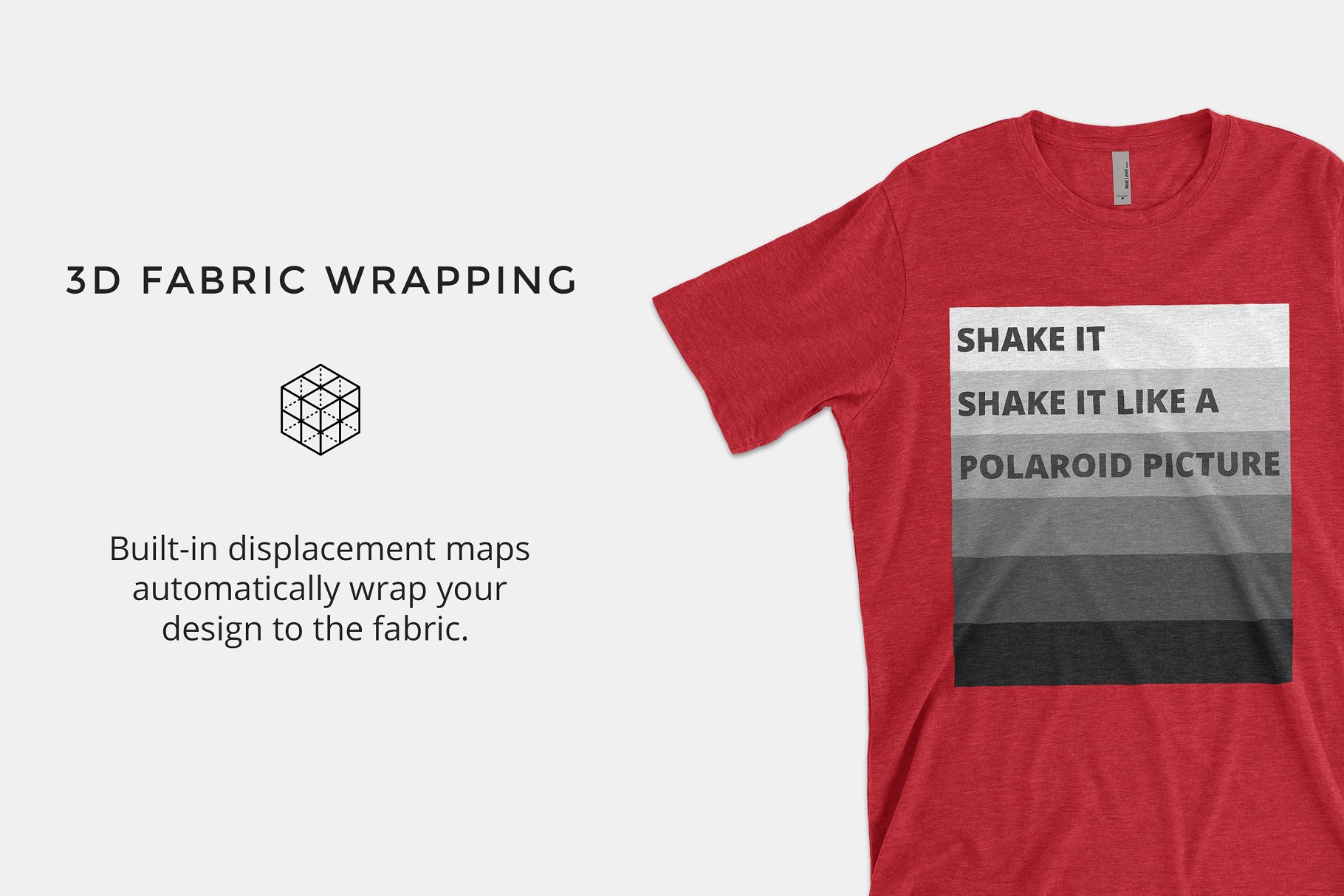 棉织男士T恤样机模板 Next Level 6200 Poly/Cotton Crew插图(1)