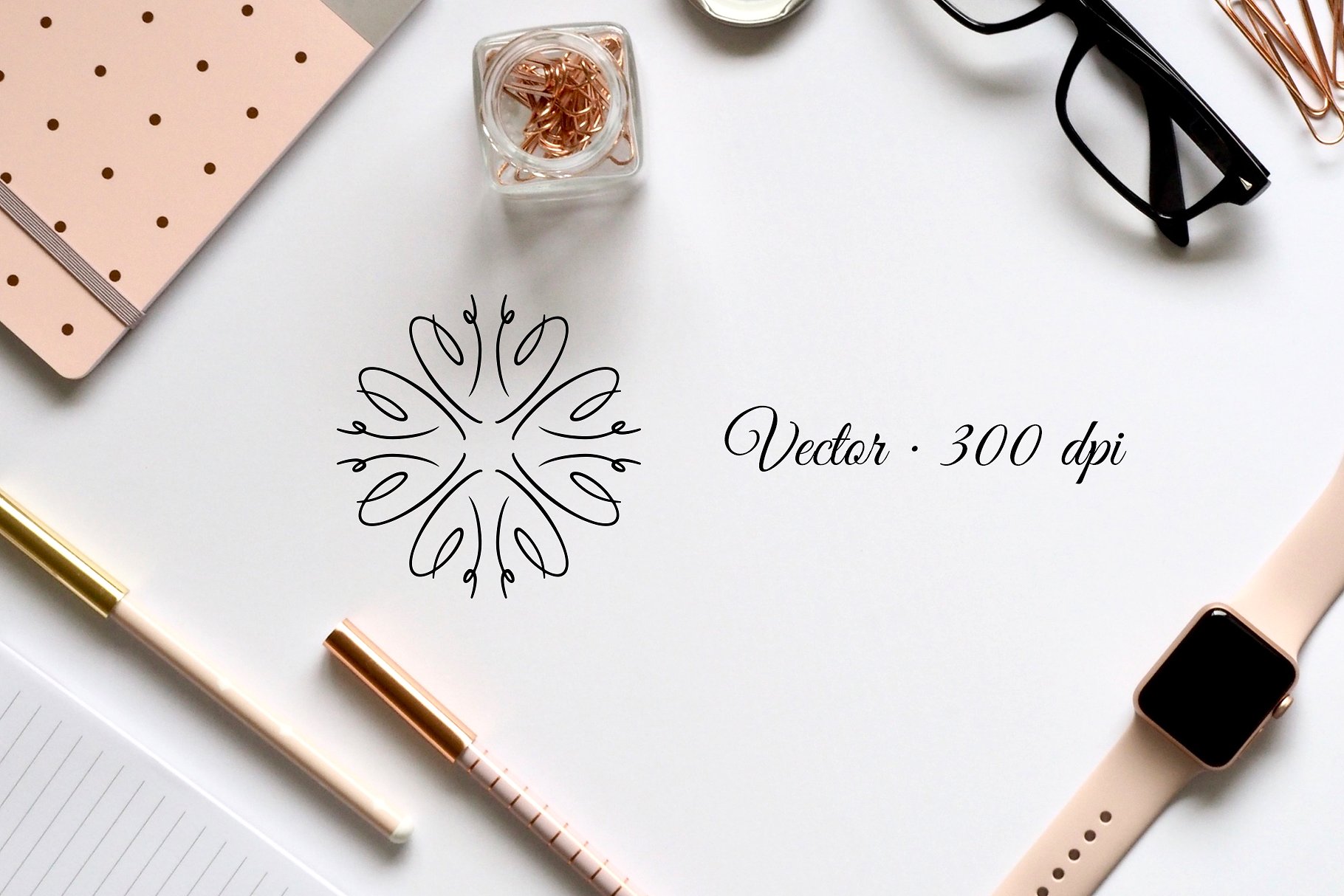 优雅装饰元素插画 Elegant Decorative Ornaments插图(1)