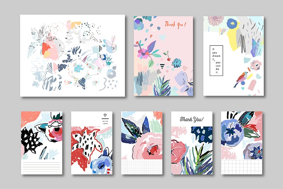 手绘花卉剪贴画第二弹 FlorART part 2插图(2)