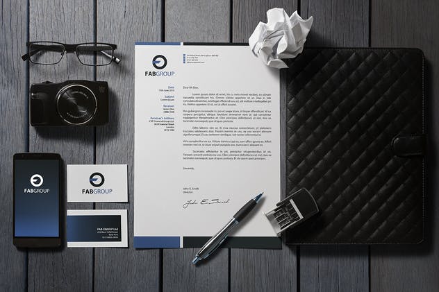 企业品牌宣传办公用品样机模板套装 Branding / Identity Scene Creator插图(5)