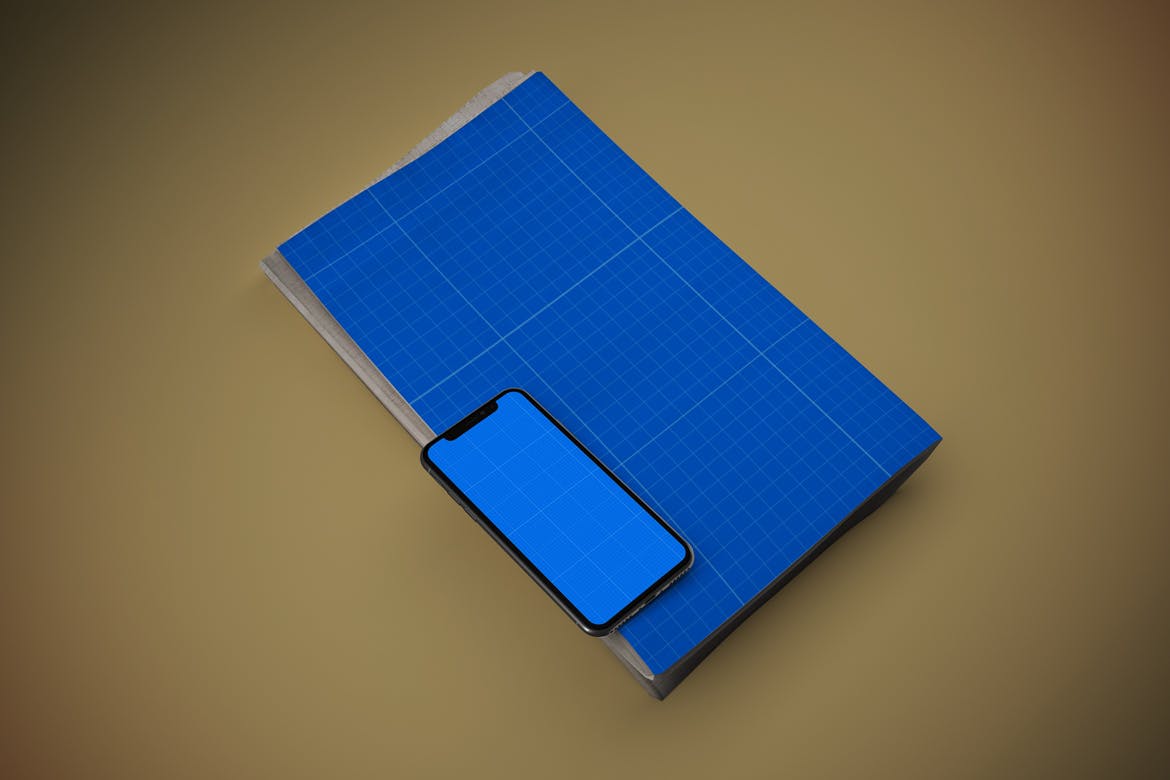 电子版报纸版式设计效果图样机 Newspaper App MockUp插图(8)