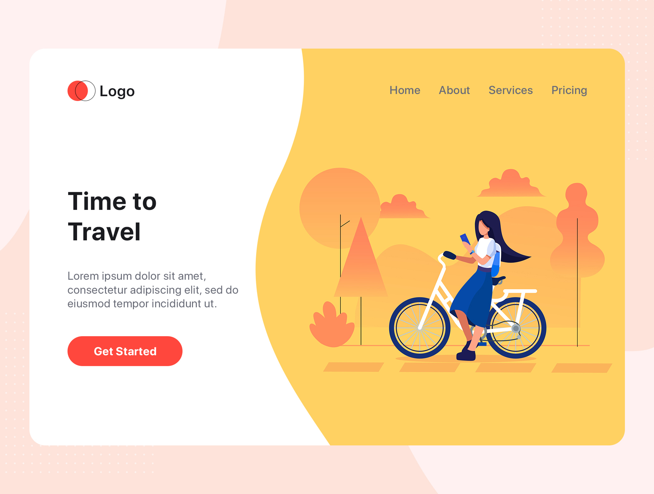 素材库下午茶：学习生活场景矢量网站设计插画素材插图(3)