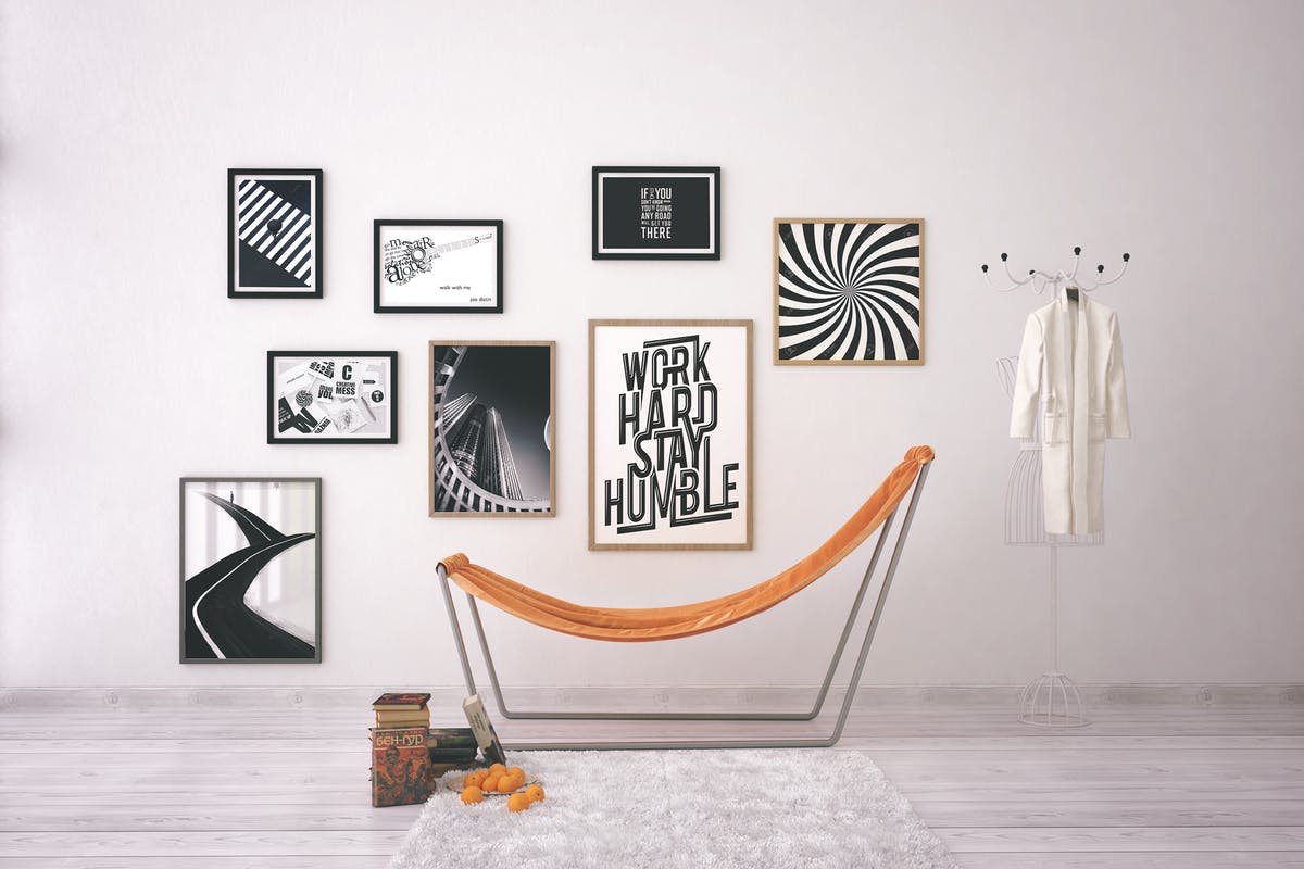 摄影艺术作品墙样机Vol.2 Picture Art Mockup [Vol 2]插图