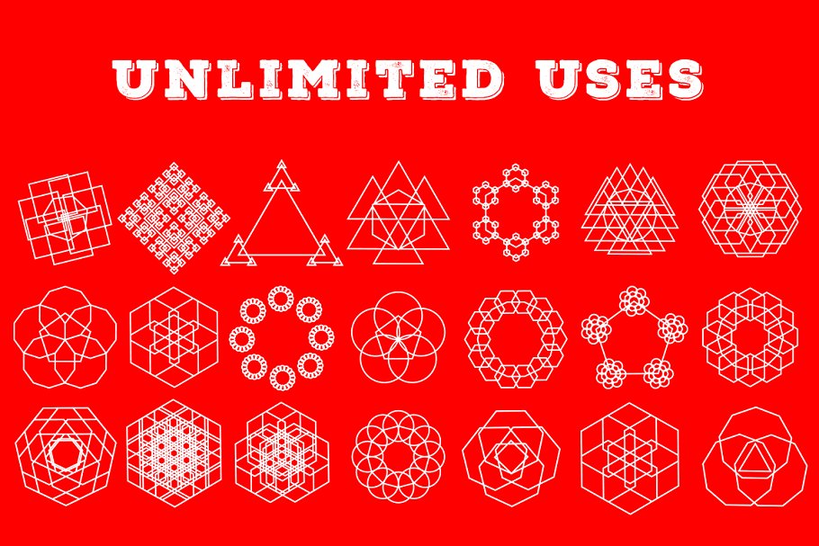 45独特的几何形状适量图 45 Geometric Shapes插图(2)