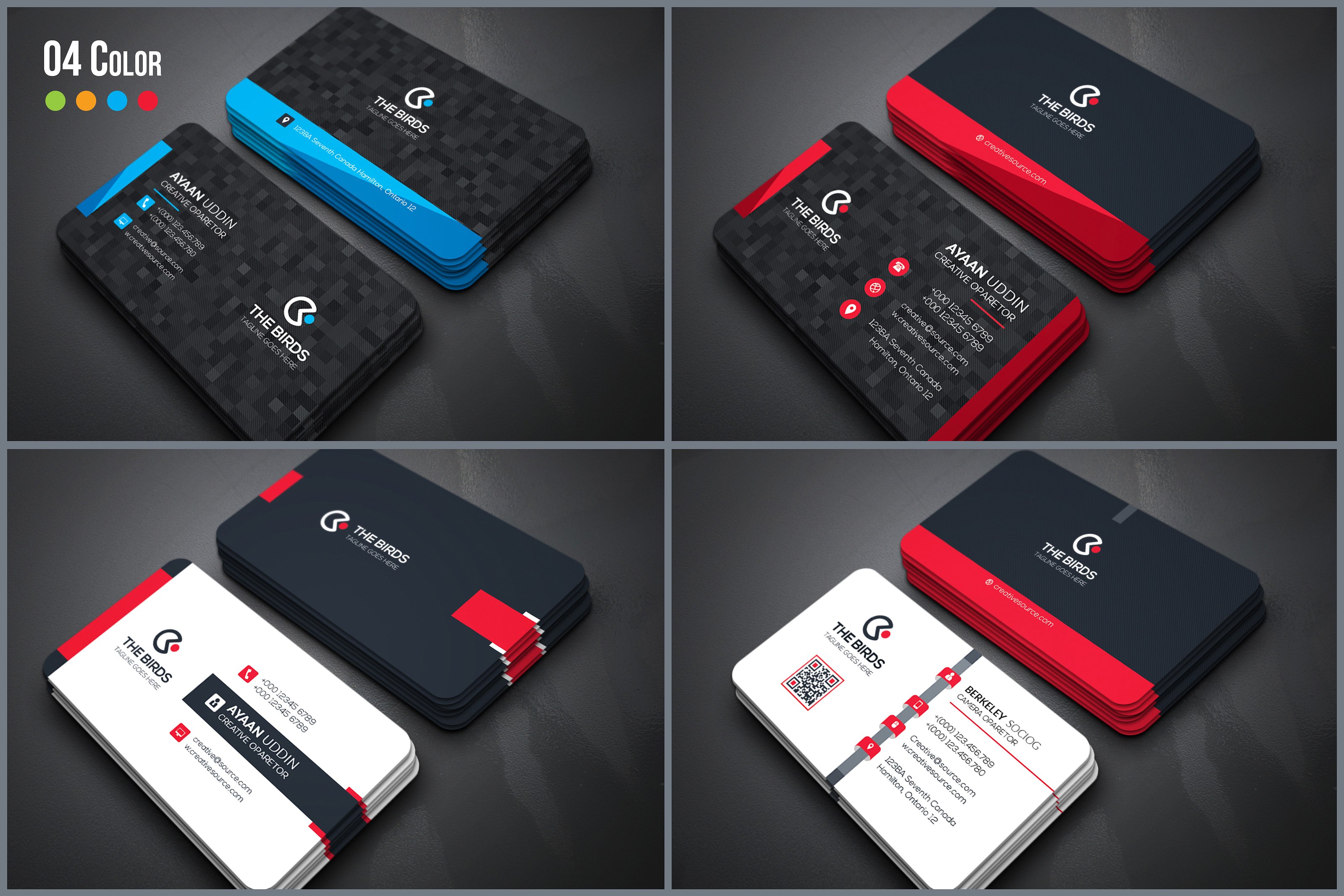 50款独特的商业化名片设计模板下载[psd]插图(4)