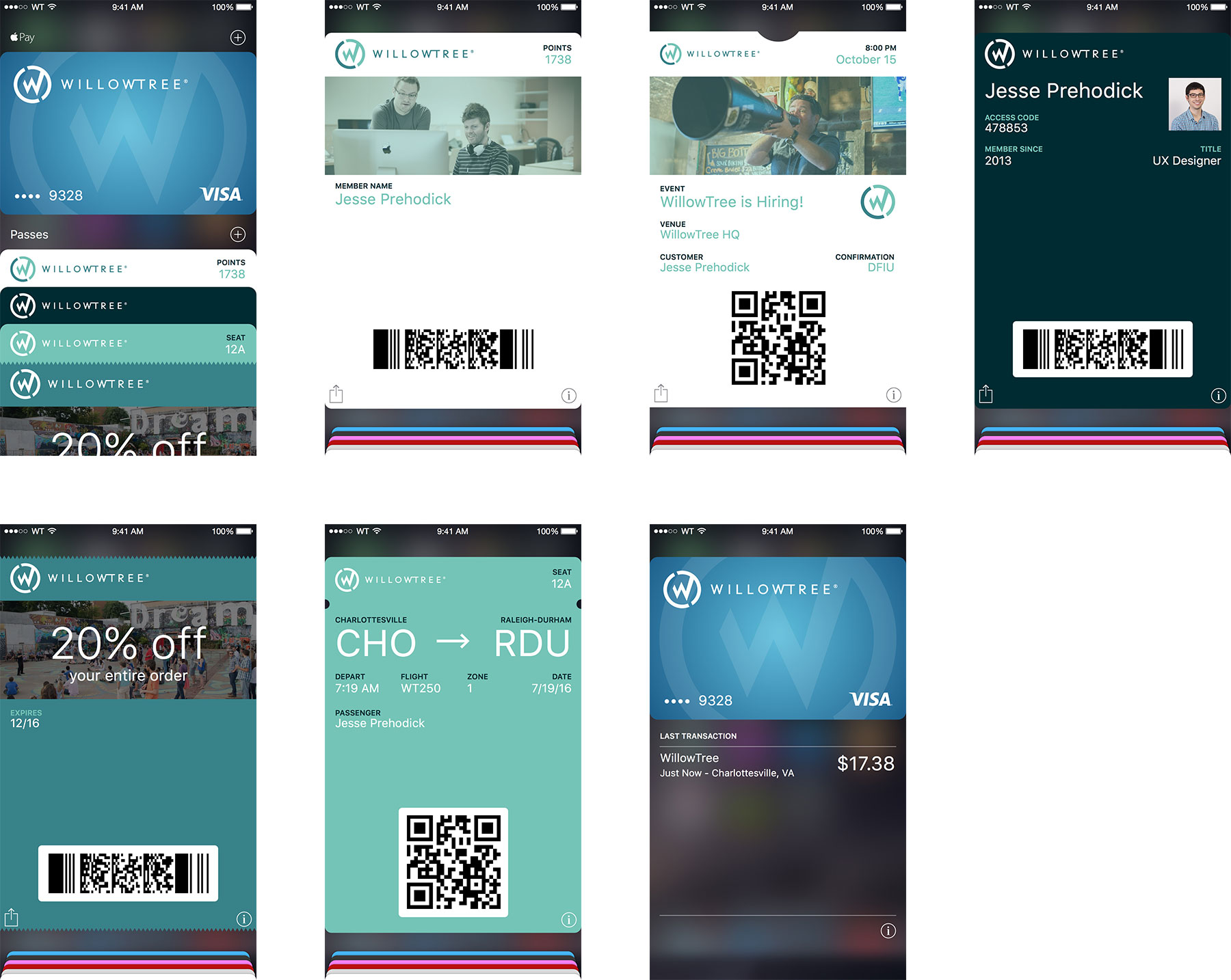 Apple Wallet UI Kit