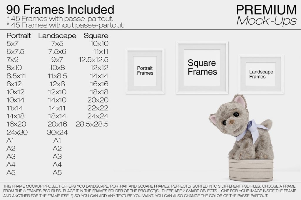 一组适合儿童的相框场景Mockups下载[psd]插图(15)